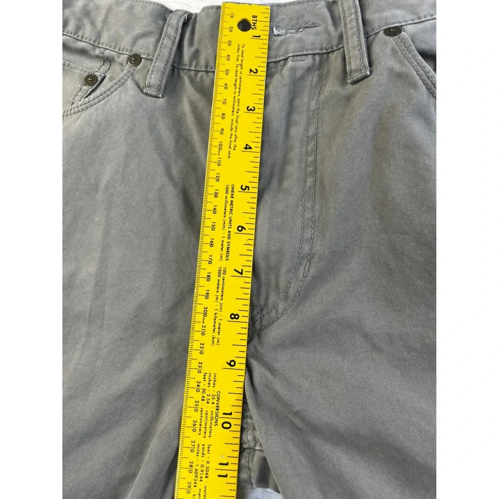 Polo Ralph Lauren 34x32 Straight Leg Chino Olive‎ Grey 5-Pocket Missing button